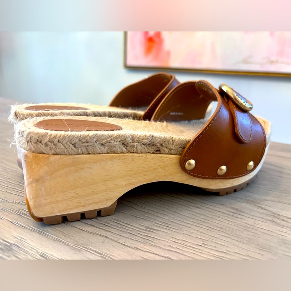 See By Chloé Viviane Buckled LeatherSlide Clog In Light Brown Size 38/7.5 - Picture 6 of 12